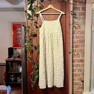 Madewell 〰 summertime cami midi dress in pale green